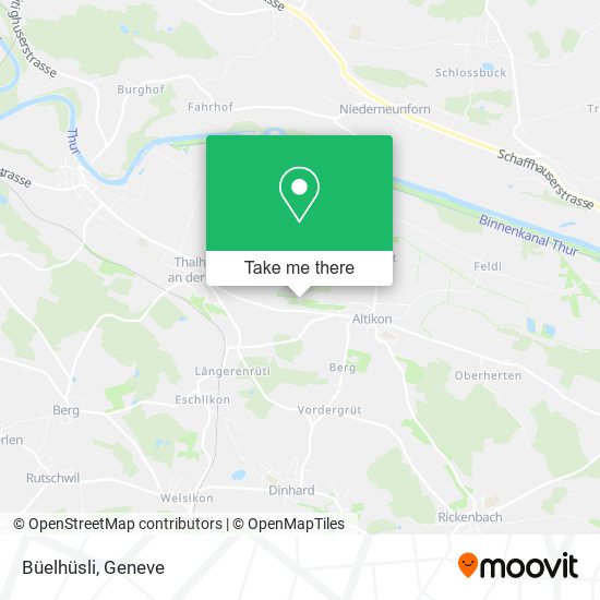 Büelhüsli map