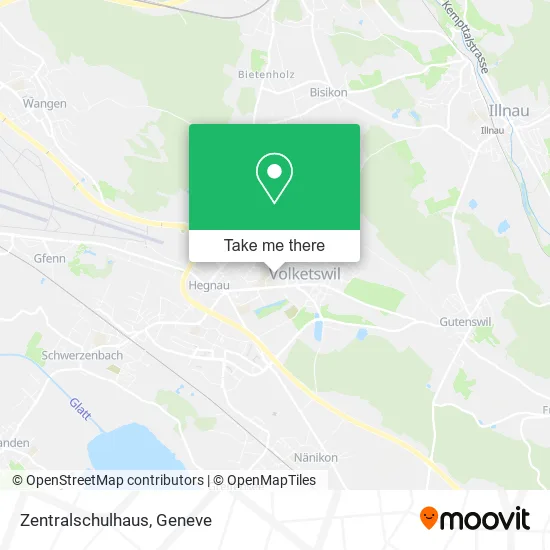 Zentralschulhaus map