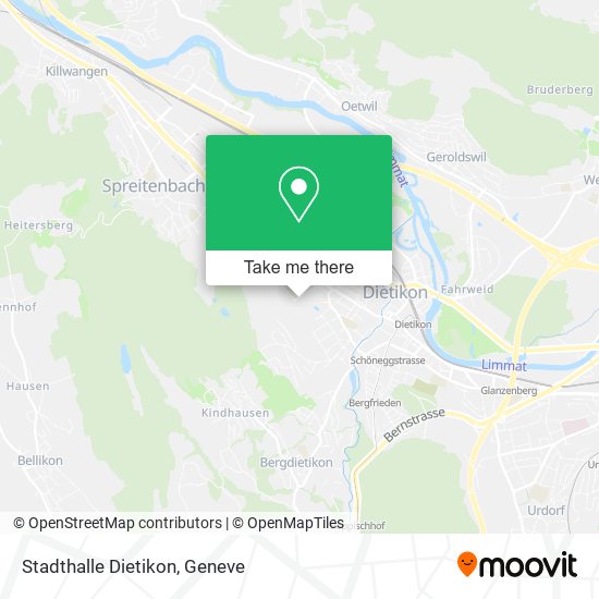 Stadthalle Dietikon map