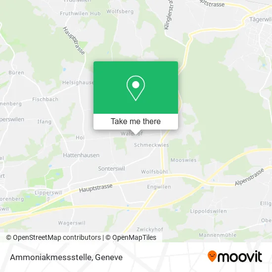 Ammoniakmessstelle map