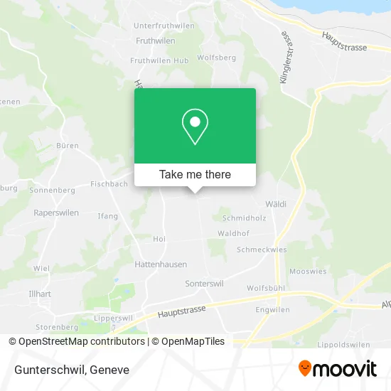Gunterschwil map