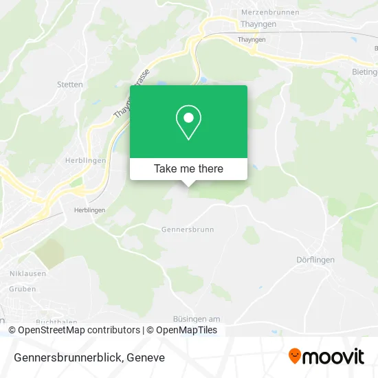 Gennersbrunnerblick map