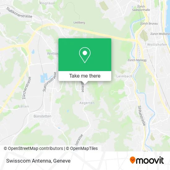 Swisscom Antenna map