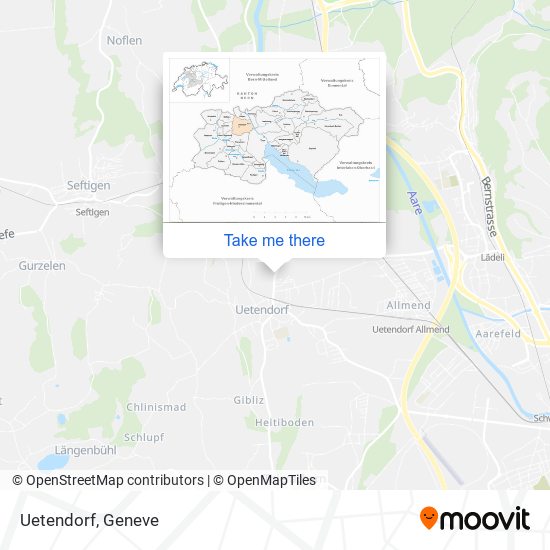 Uetendorf map