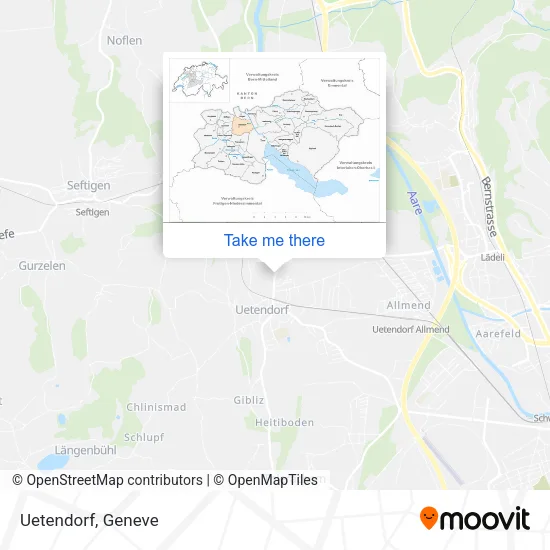 Uetendorf map