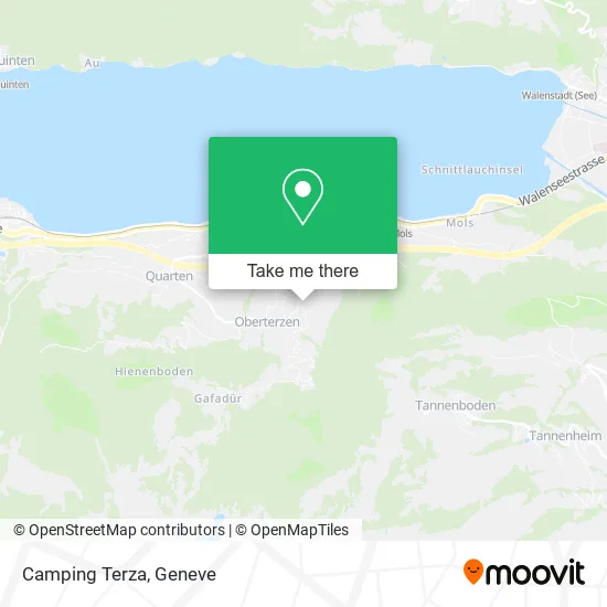 Camping Terza map