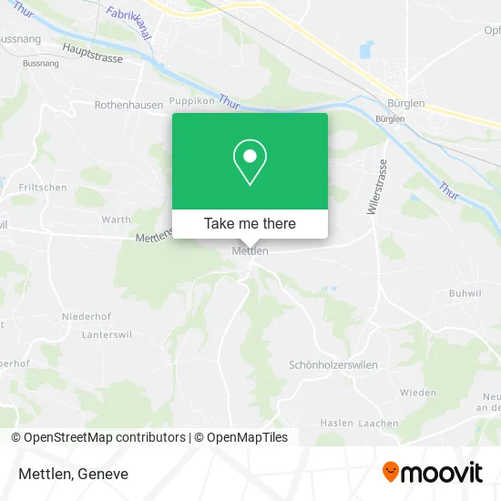 Mettlen map