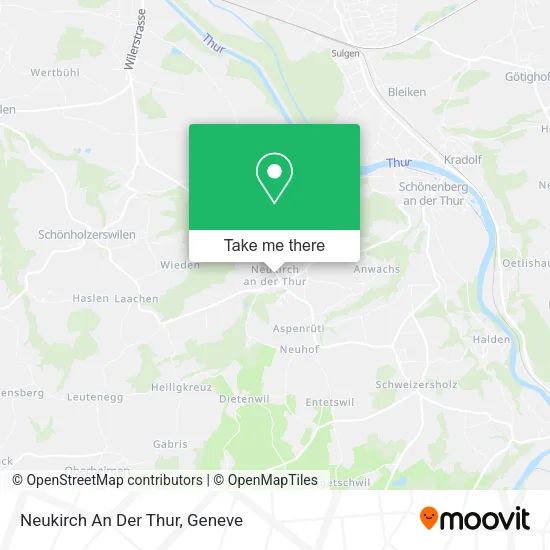 Neukirch An Der Thur map