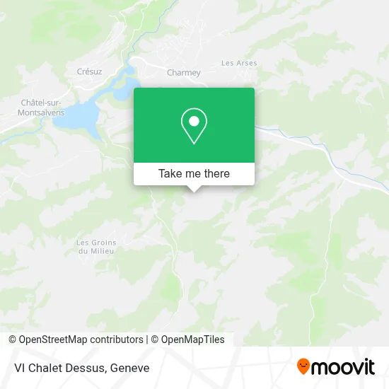 VI Chalet Dessus map