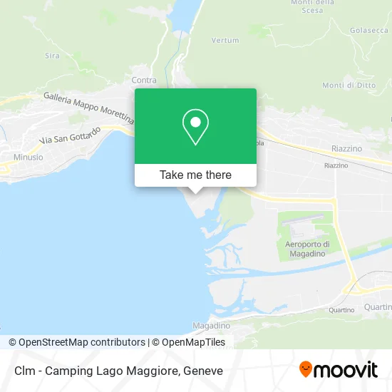 Clm - Camping Lago Maggiore map