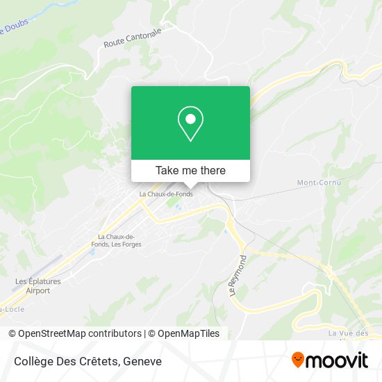Collège Des Crêtets map