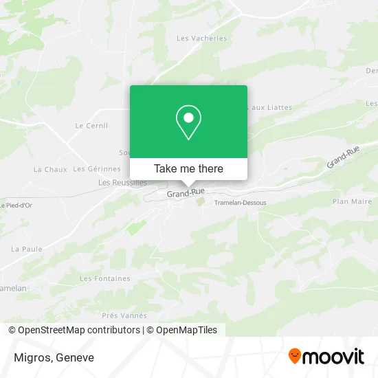 Migros map