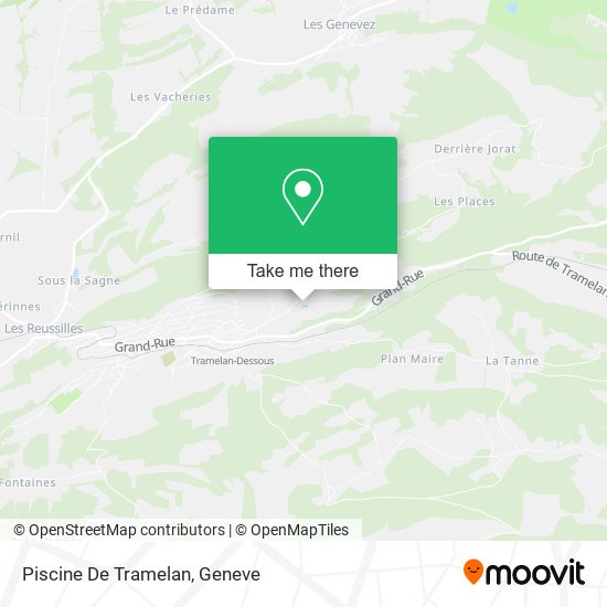 Piscine De Tramelan map