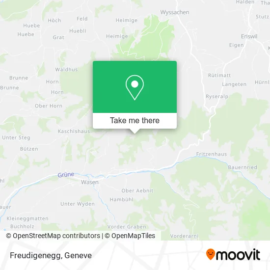 Freudigenegg map