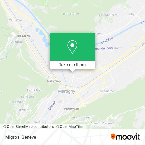 Migros map