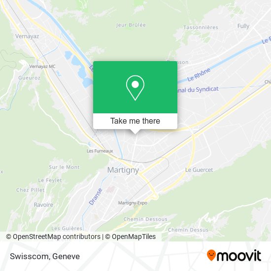 Swisscom map