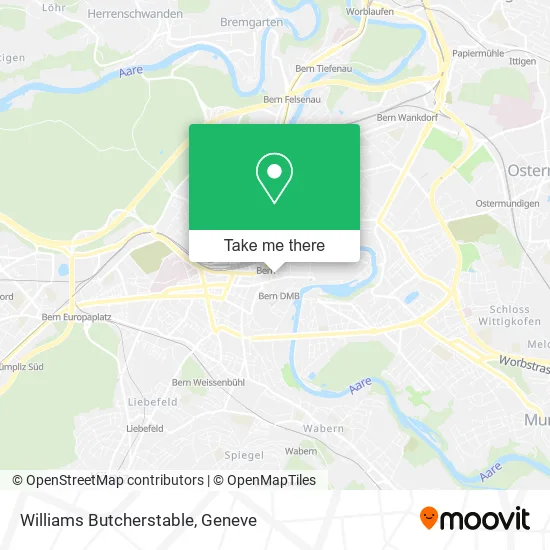 Williams Butcherstable map