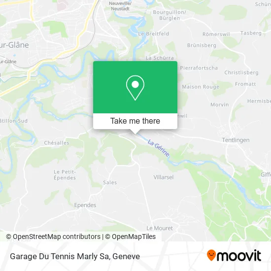 Garage Du Tennis Marly Sa map