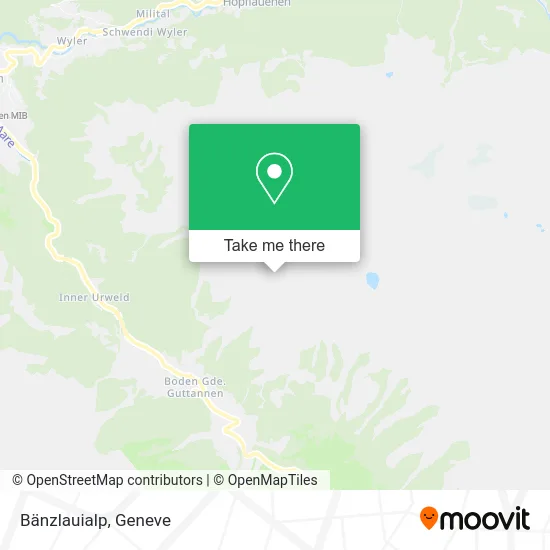 Bänzlauialp map