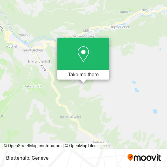 Blattenalp map