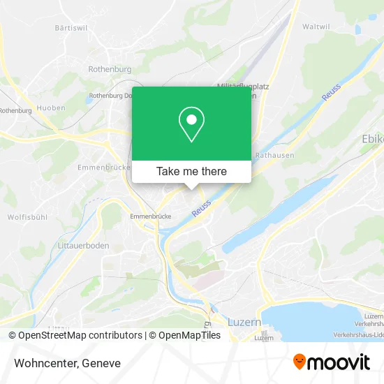 Wohncenter map