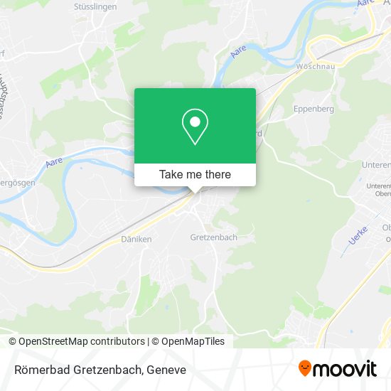 Römerbad Gretzenbach map
