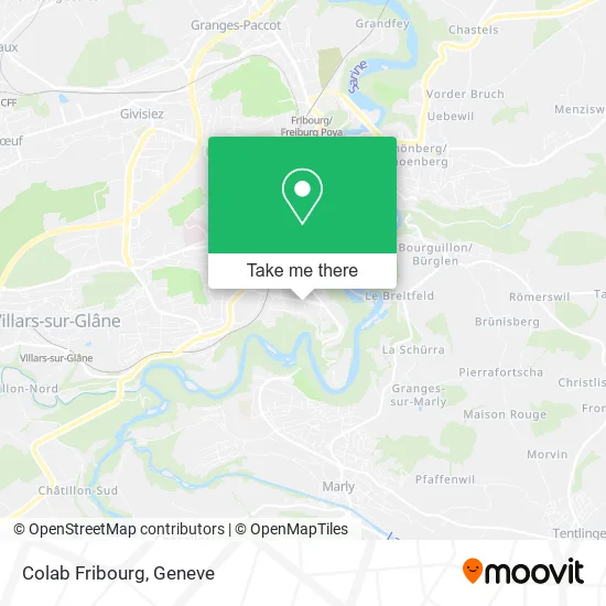 Colab Fribourg map