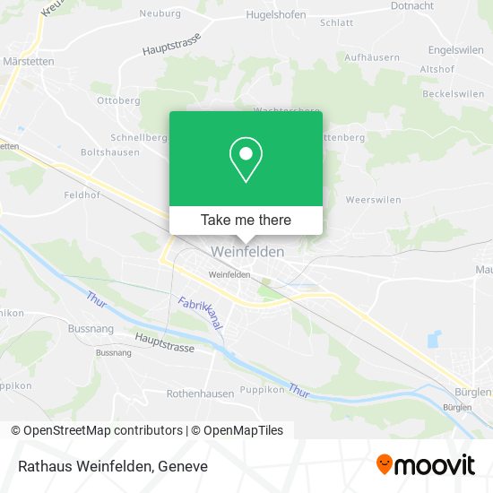 Rathaus Weinfelden map