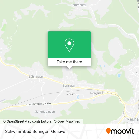 Schwimmbad Beringen map