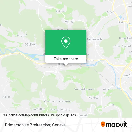 Primarschule Breiteacker map