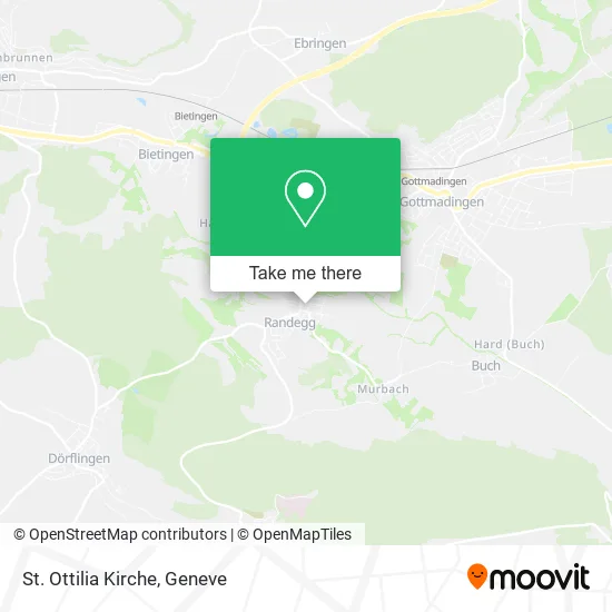 St. Ottilia Kirche map