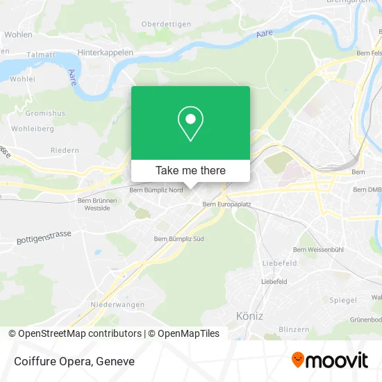 Coiffure Opera map