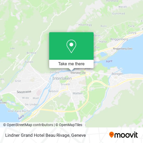 Lindner Grand Hotel Beau Rivage map