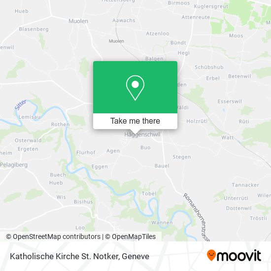 Katholische Kirche St. Notker map