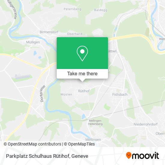 Parkplatz Schulhaus Rütihof map