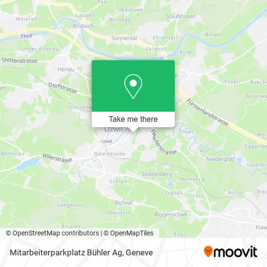 Mitarbeiterparkplatz Bühler Ag map