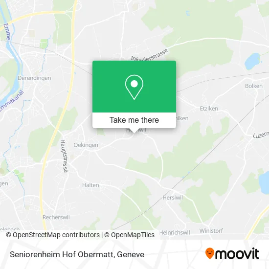 Seniorenheim Hof Obermatt map