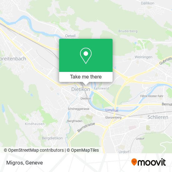 Migros map