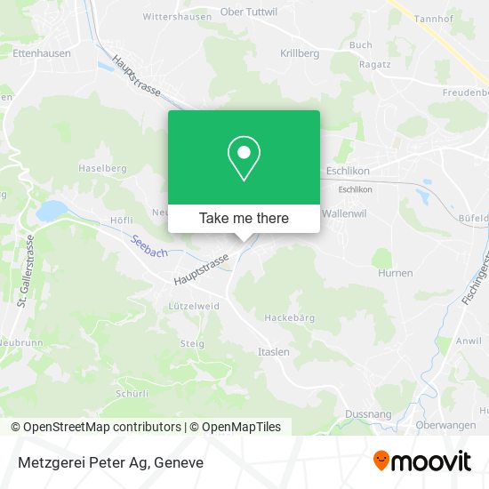 Metzgerei Peter Ag map