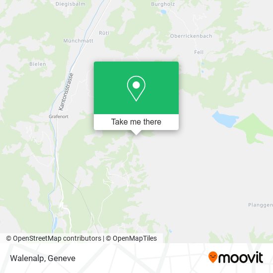 Walenalp map
