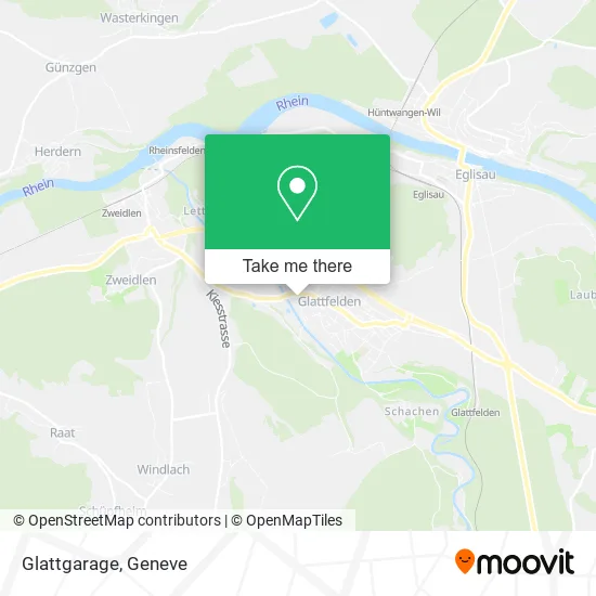 Glattgarage map