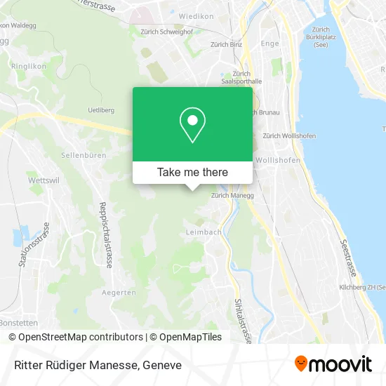 Ritter Rüdiger Manesse map