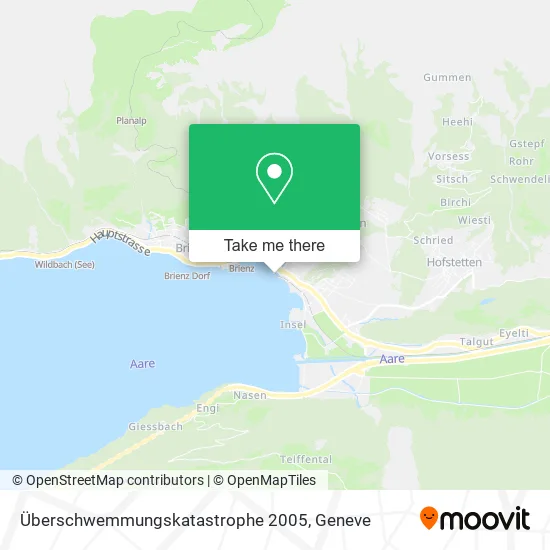 Überschwemmungskatastrophe 2005 map