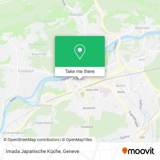 Imada Japanische Küche map