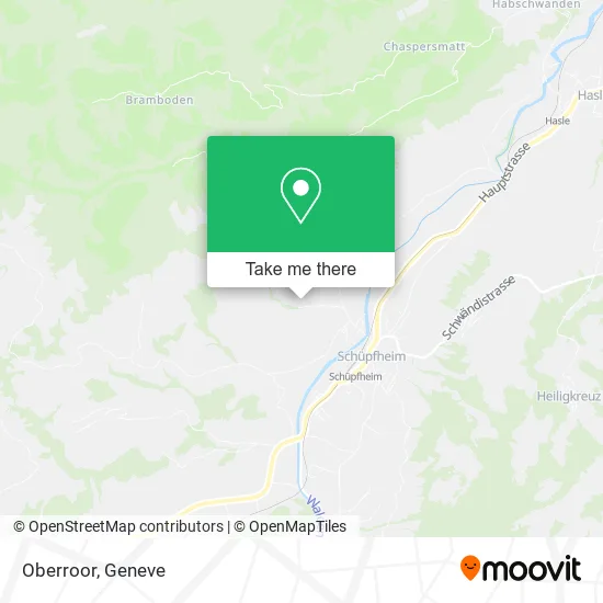 Oberroor map