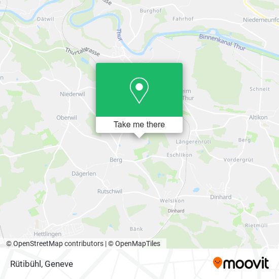 Rütibühl map