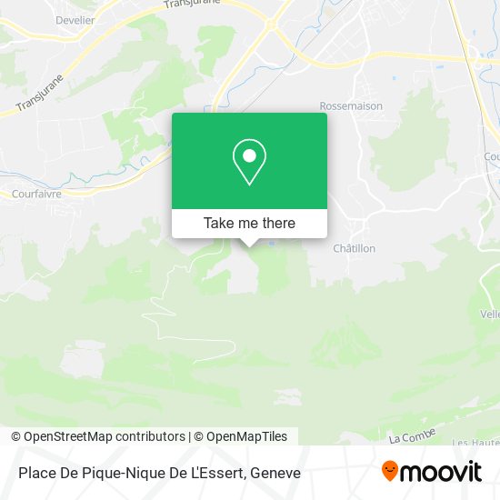 Place De Pique-Nique De L'Essert map