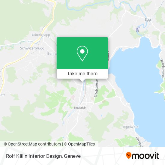 Rolf Kälin Interior Design map