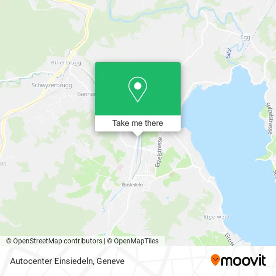 Autocenter Einsiedeln map