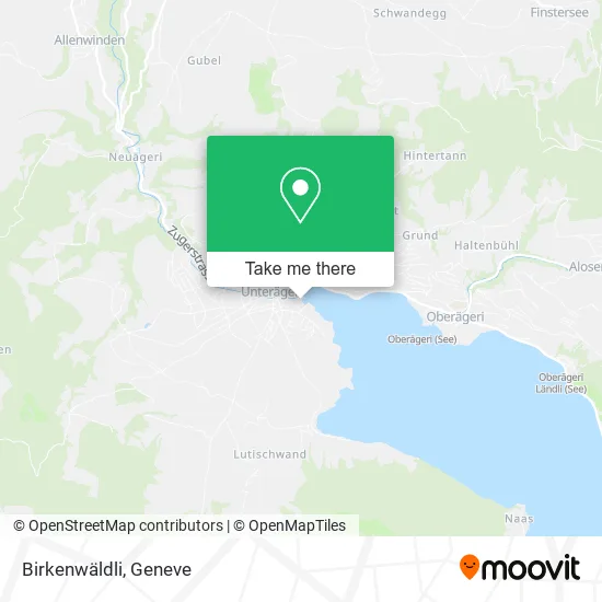 Birkenwäldli map
